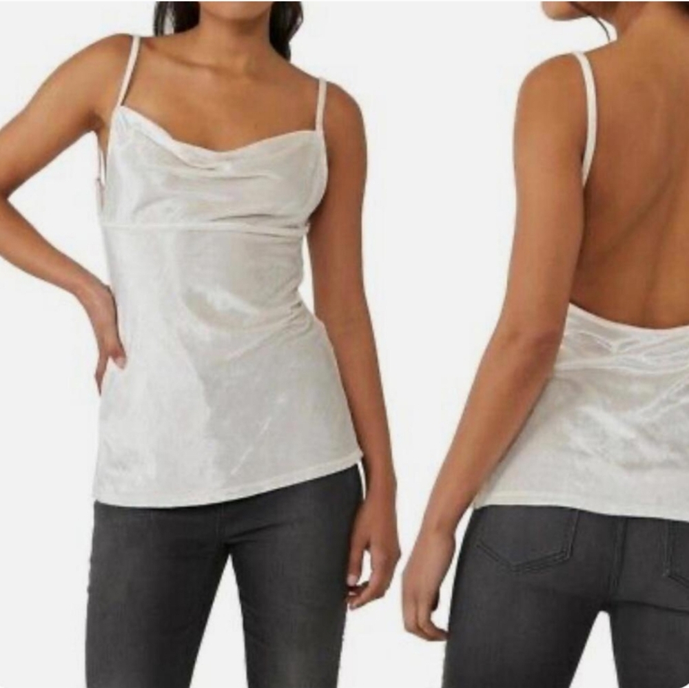 Free People All Night Velvet Top
